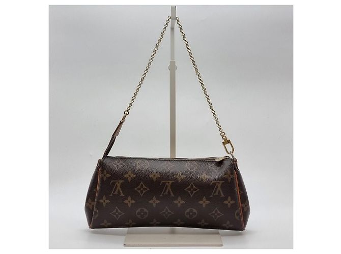 Louis Vuitton Monogram Eva Clutch Schultertasche Schwarz - Ansicht 7