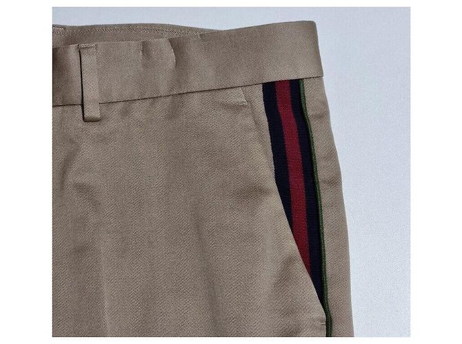 Gucci Pantaloni Detail Web Argento - vista 4