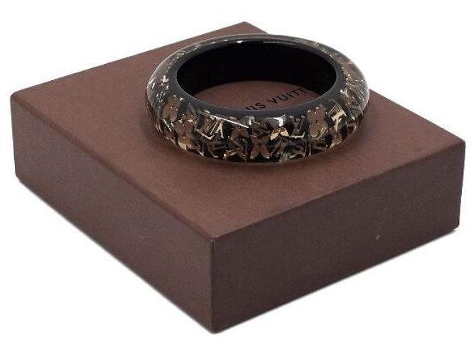 Louis Vuitton Bracciale rigido nero da donna - vista 4