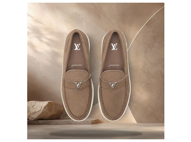 Louis Vuitton Resort Loafer Beige Braun - Ansicht 4
