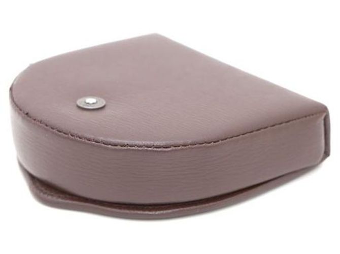Monedero Montblanc de piel marrón Castaño - vista 4