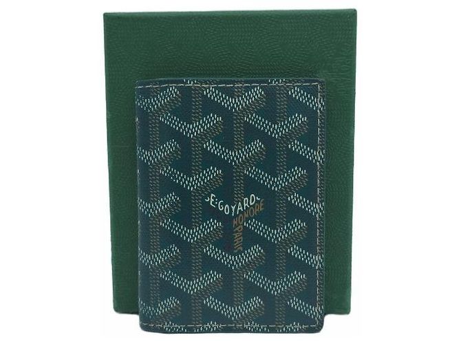 Tarjetero Saint-Marc Goyard Canvas Verde - vista 7