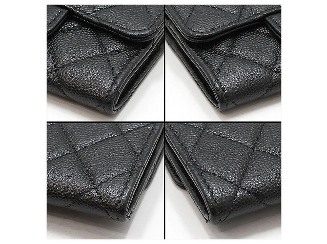 Chanel Classic Black Caviar Gold Mini Gürteltasche mit Kette Schwarz - Ansicht 12