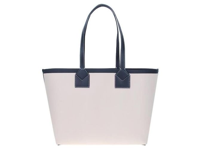 Burberry Bolso Tote London de algodón con estampado Label - Medium Multicolor - vista 3