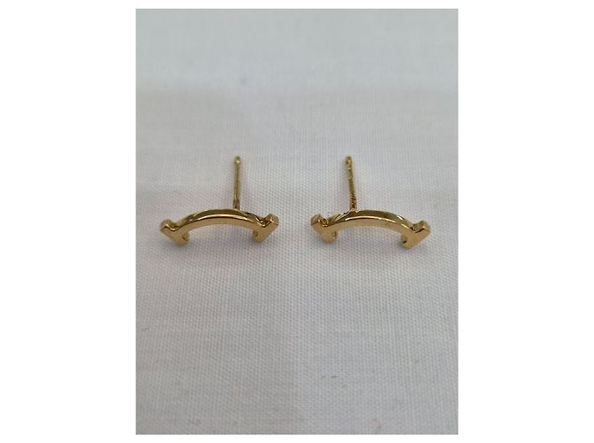 Tiffany & Co Smile Mini Ohrringe Gelb - Ansicht 4
