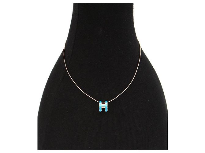 Hermès Collier Blue Pop Gold - vue 5