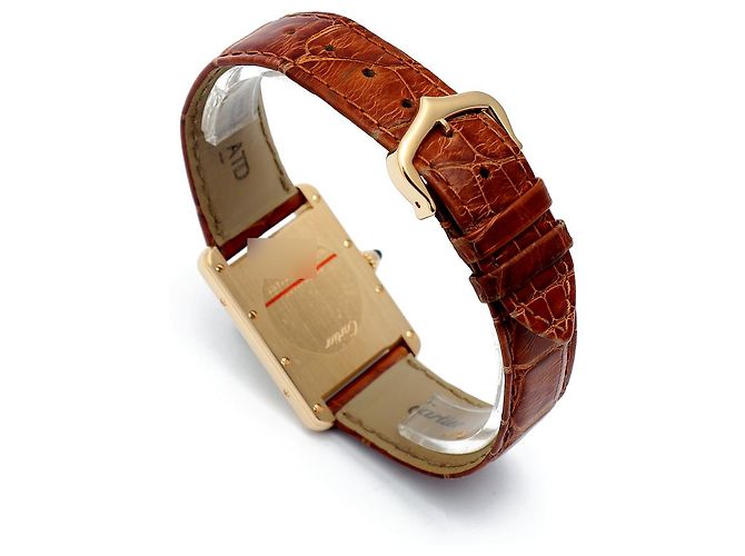 Cartier Orologio Tank Louis Gold Medium Quartz Unisex D'oro - vista 17