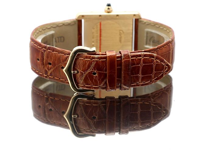 Cartier Orologio Tank Louis Gold Medium Quartz Unisex D'oro - vista 20