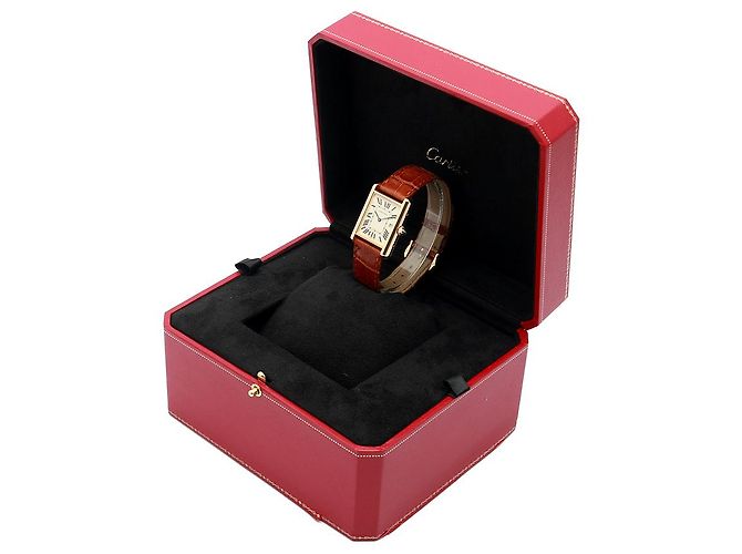Cartier Orologio Tank Louis Gold Medium Quartz Unisex D'oro - vista 25
