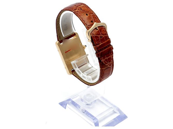 Cartier Orologio Tank Louis Gold Medium Quartz Unisex D'oro - vista 6