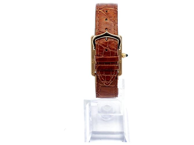 Cartier Orologio Tank Louis Gold Medium Quartz Unisex D'oro - vista 7