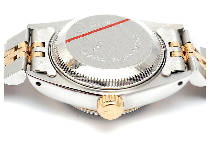 Rolex Orologio Combo Donna Datejust Quadrante Argento con Diamanti Aftermarket - vista 13