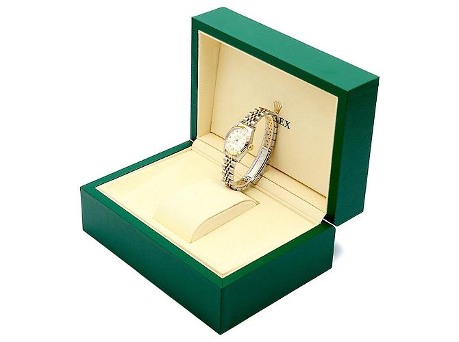 Rolex Orologio Combo Donna Datejust Quadrante Argento con Diamanti Aftermarket - vista 24