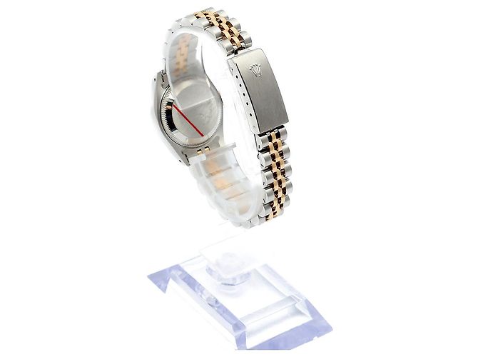 Rolex Orologio Combo Donna Datejust Quadrante Argento con Diamanti Aftermarket - vista 5