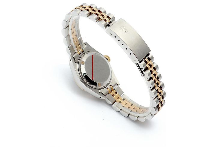 Rolex Vintage Datejust Linen Simple Index Damenuhr Golden - Ansicht 15