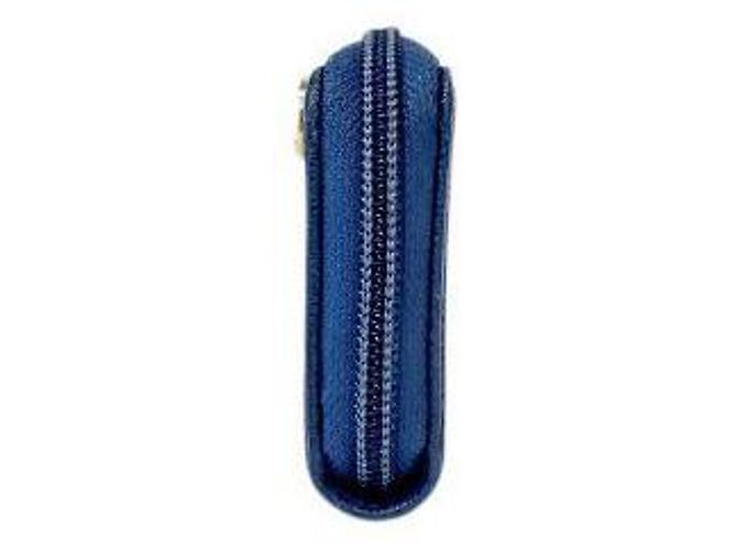 Chanel Navy Boy Chevron Zip Kartenetui Blau - Ansicht 2