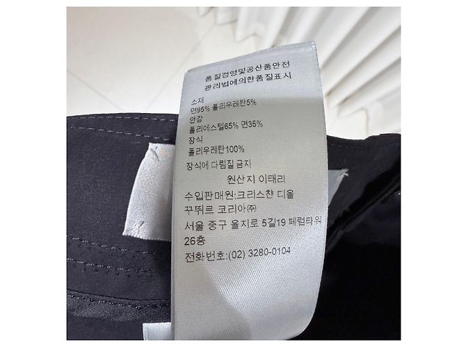 Dior Pantaloncini Cargo in Cotone Neri Nero - vista 8
