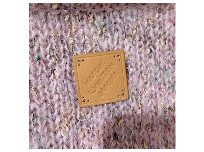 Louis Vuitton Giacca cardigan in tweed e mohair Grade/XL) Rosa - vista 5