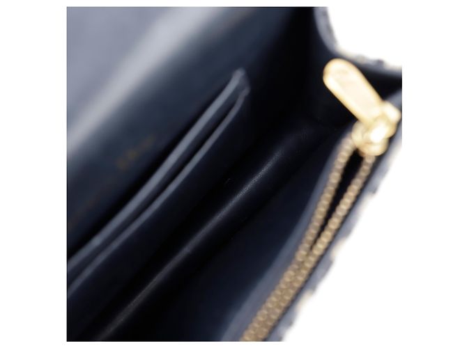 Dior Bolso Bandolera Oblique Saddle Azul - vista 13