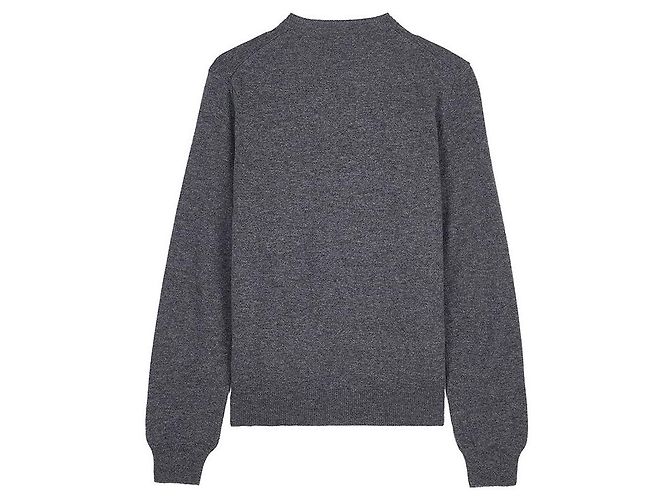 Comme Des Garcons Cardigan mit goldenem Herz-Patch Braun - Ansicht 2