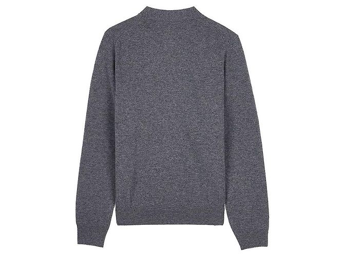Comme Des Garcons Cardigan mit goldenem Herz-Patch Braun - Ansicht 2