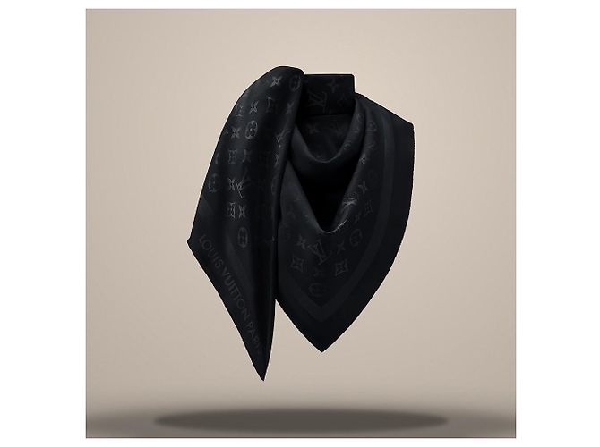Louis Vuitton Monogram Classic Schal Black Schwarz - Ansicht 3