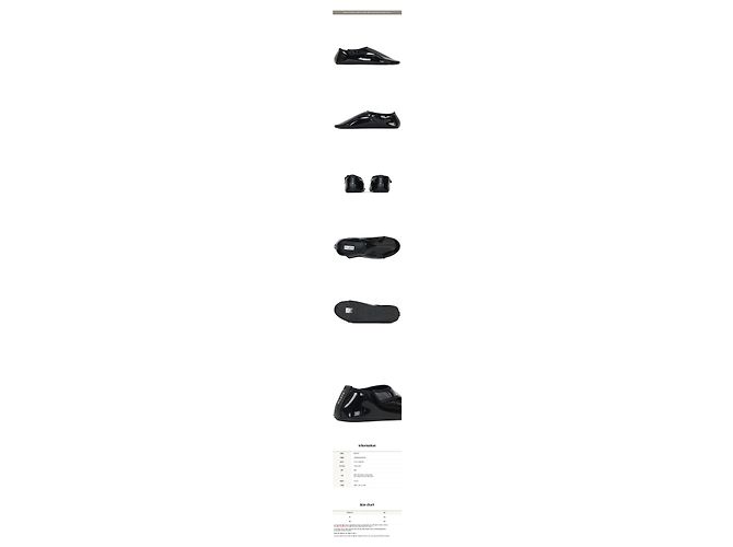 Alaïa Scarpe basse in vernice nera Nero - vista 2