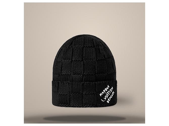 Louis Vuitton Damier Snug Beanie Black Schwarz - Ansicht 2
