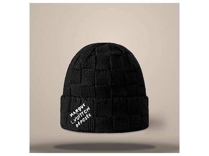 Louis Vuitton Damier Snug Beanie Black Schwarz - Ansicht 3