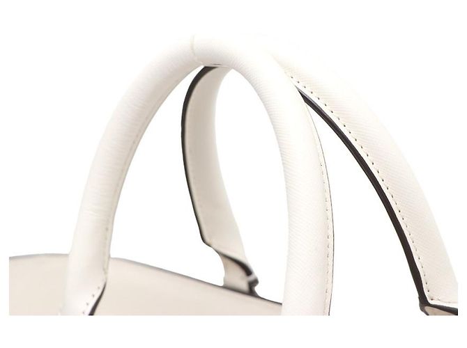 Tory Burch Borsa Tote e Borsa a Tracolla in Saffiano Bianco - vista 13