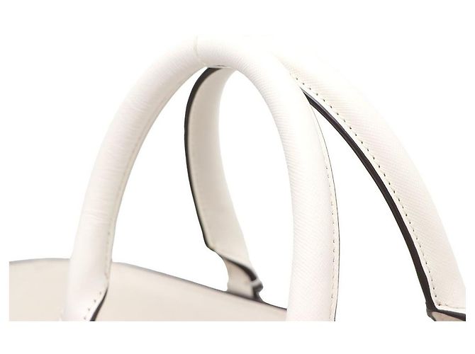 Tory Burch Borsa Tote e Borsa a Tracolla in Saffiano Bianco - vista 4