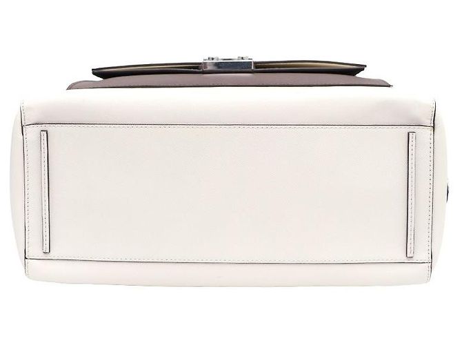 Tory Burch Borsa Tote e Borsa a Tracolla in Saffiano Bianco - vista 8