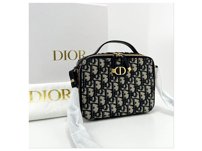 Dior Borsa a tracolla Oblique Montaigne Box Bag - vista 3