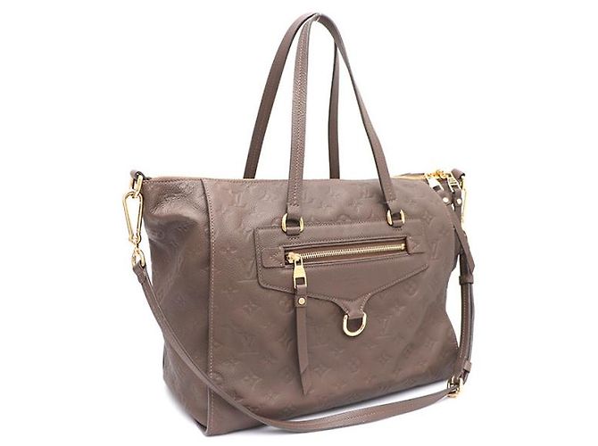 Louis Vuitton Borsa a mano e a tracolla Monogram Empreinte Lumineuses PM Marrone - vista 12