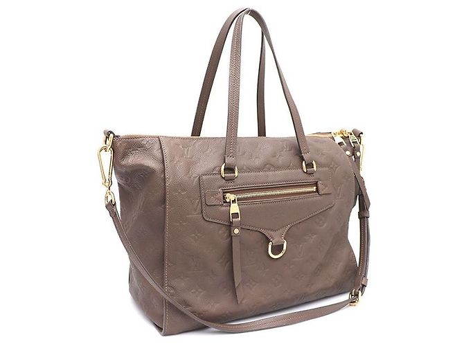 Louis Vuitton Borsa a mano e a tracolla Monogram Empreinte Lumineuses PM Marrone - vista 2