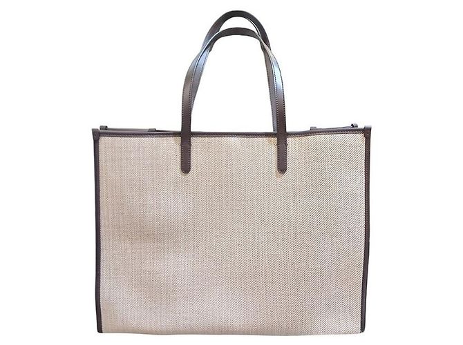 Dolce & Gabbana Borsa a tracolla in tela Logo Marrone - vista 3