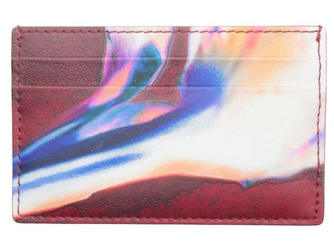 Alexander Mcqueen Multicolor Card Holder Black - view 2
