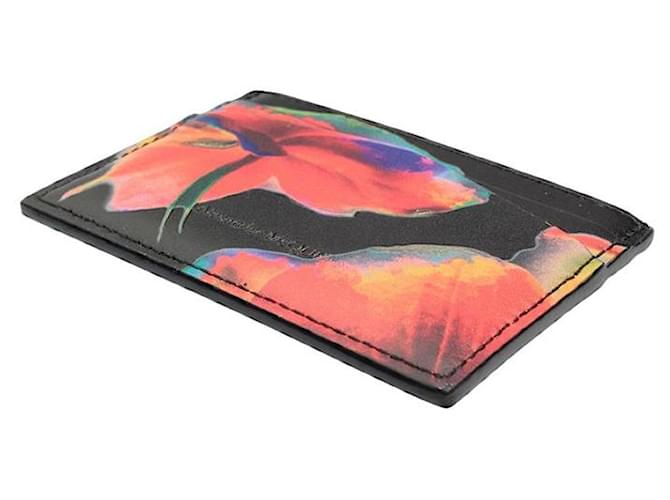 Alexander Mcqueen Tarjetero Skull Multicolor - vista 3