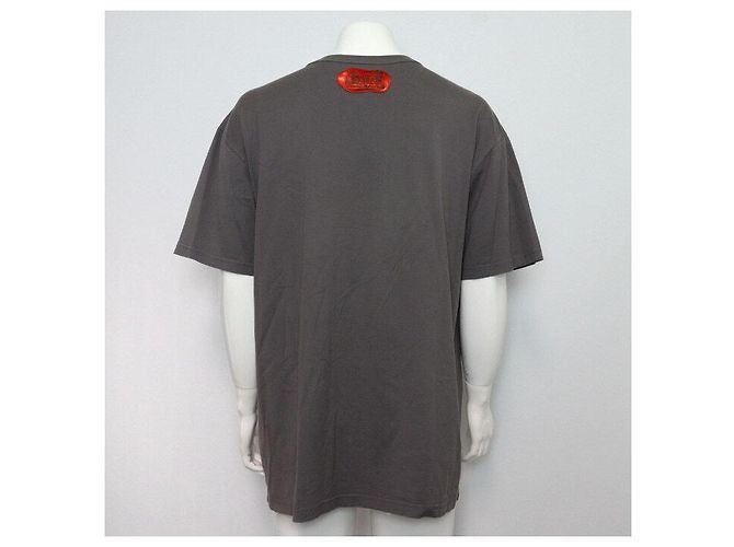 Dior Graues Baumwoll-T-Shirt für Herren Braun - Ansicht 4