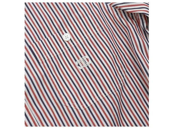 Céline Red Stripe Logo Embroidered Women's Shirt - view 6