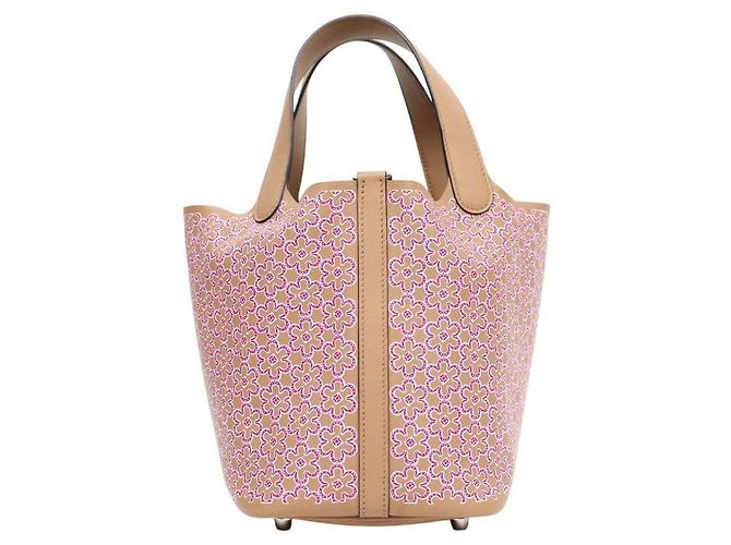 Hermès Borsa Picotin Tote Bag Stamp Multicolore - vista 2