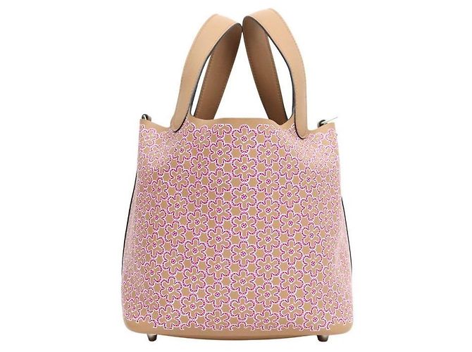 Hermès Borsa Picotin Tote Bag Stamp Multicolore - vista 3