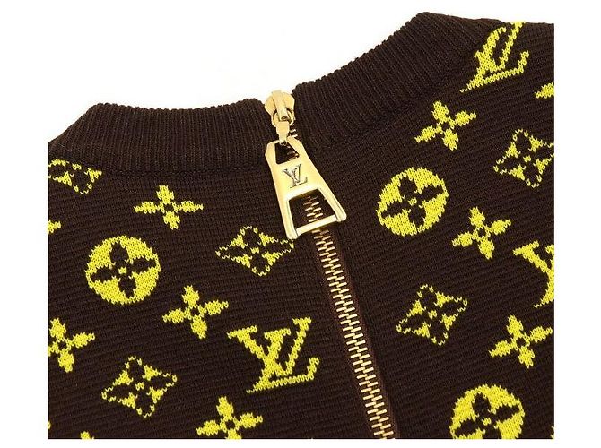 Louis Vuitton Strickkleid für Damen mit Monogramm-Grafik Mehrfarben - Ansicht 7