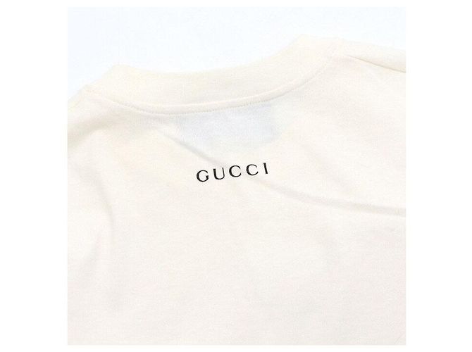 Gucci BICHON Besticktes Damen T-Shirt mit kurzen Ärmeln - Ansicht 8