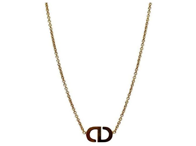 Dior Petit CD Halskette Blau-Gold - Ansicht 2