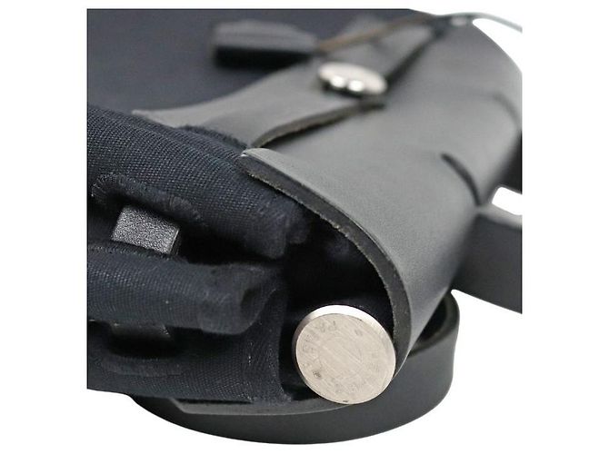Hermès Mochila cuadrada negra con estampado H Negro - vista 7