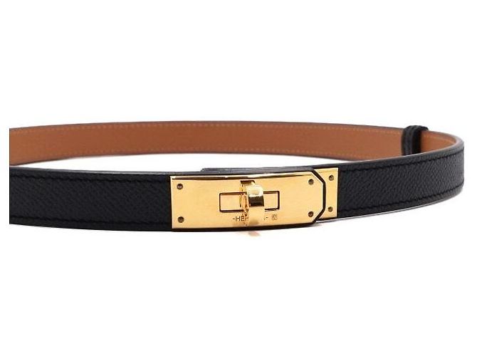 Hermès Kelly Abalone Gold Gürtel für Damen Schwarz - Ansicht 3
