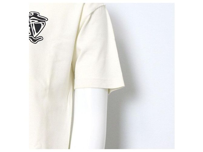 Louis Vuitton T-shirt de manga curta para homem em algodão com estampado Smoke - vista 3