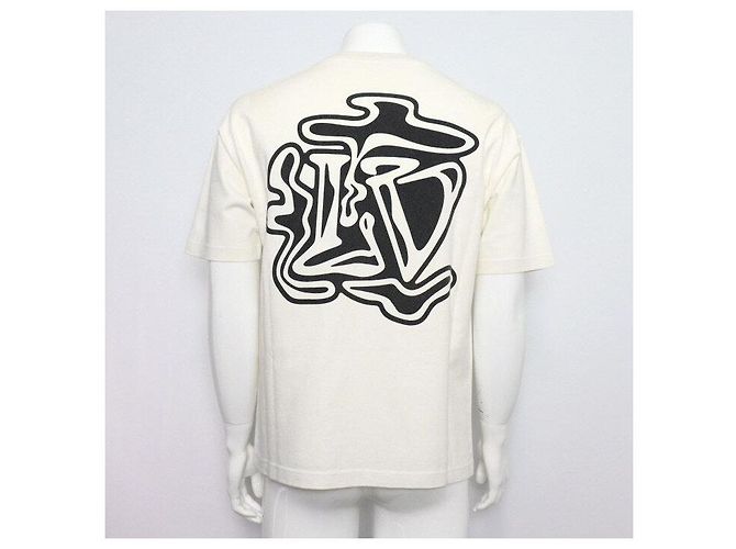 Louis Vuitton T-shirt de manga curta para homem em algodão com estampado Smoke - vista 4