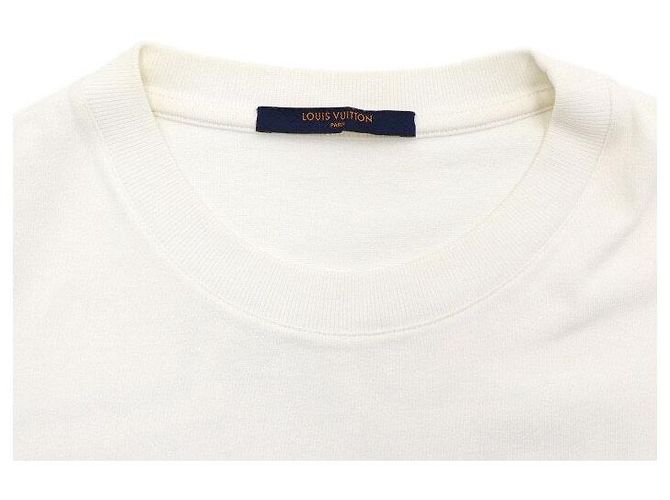Louis Vuitton T-shirt de manga curta para homem em algodão com estampado Smoke - vista 5